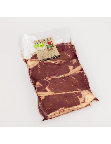 ENTRECOT DE TERNERA ECOLÓGICA. 1,5Kg. EUSKO LABEL