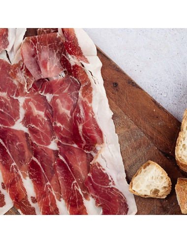 5 SOBRES JAMÓN GRAN RESERVA BASATXERRI. LONCHEADO. EUSKO LABEL