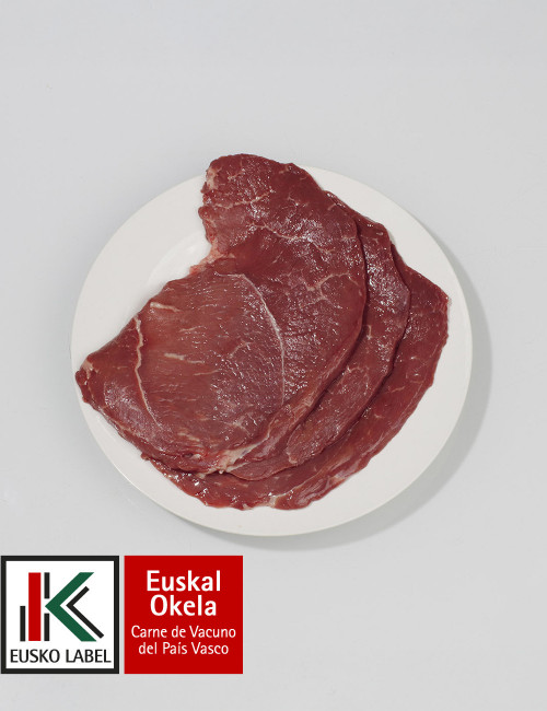 Filetes de vaca primera A. 1kg. EUSKO LABEL