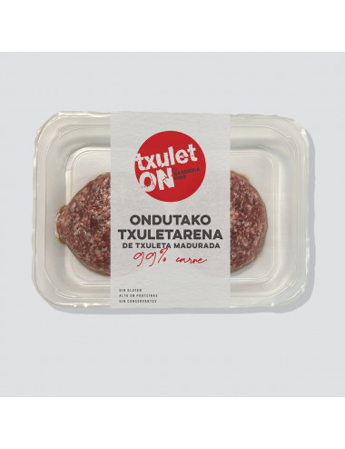TxuletON. Hamburguesa 99% carne de txuleta madurada