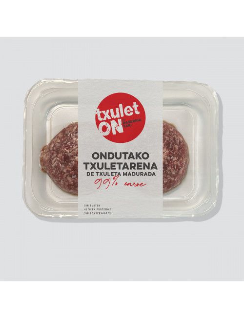 TxuletON. Hamburguesa 99% carne de txuleta madurada