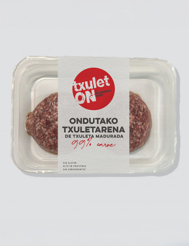 TxuletON. Hamburguesa 99% carne de txuleta madurada