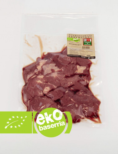 Estofado de ternera ecológica. 1kg. EUSKO LABEL