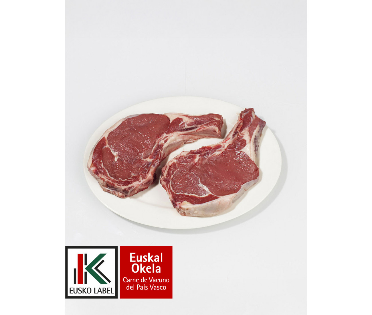 Txuleta de ternera. Pack de 2 unidades de 600gr. EUSKAL OKELA