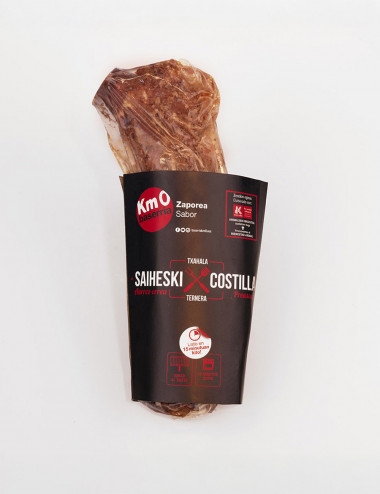 Costilla preasada de ternera. Elaborado con EUSKO LABEL