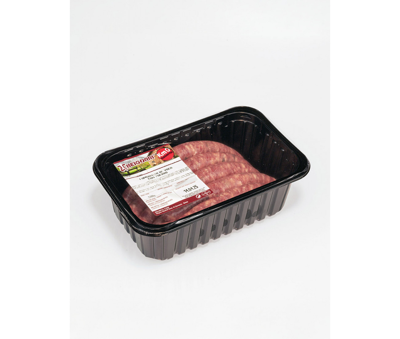 Txahaltxitxa de vaca con puerro. 14uds. de 70gr.