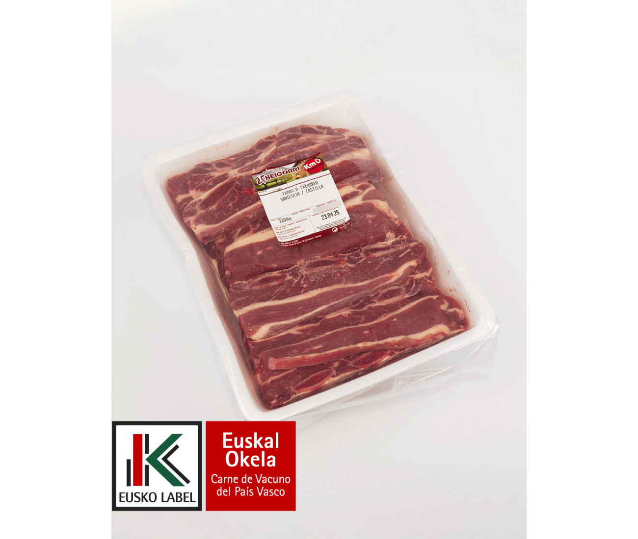 Especial parrillada. Churrasco de ternera. 6kg. EUSKAL OKELA