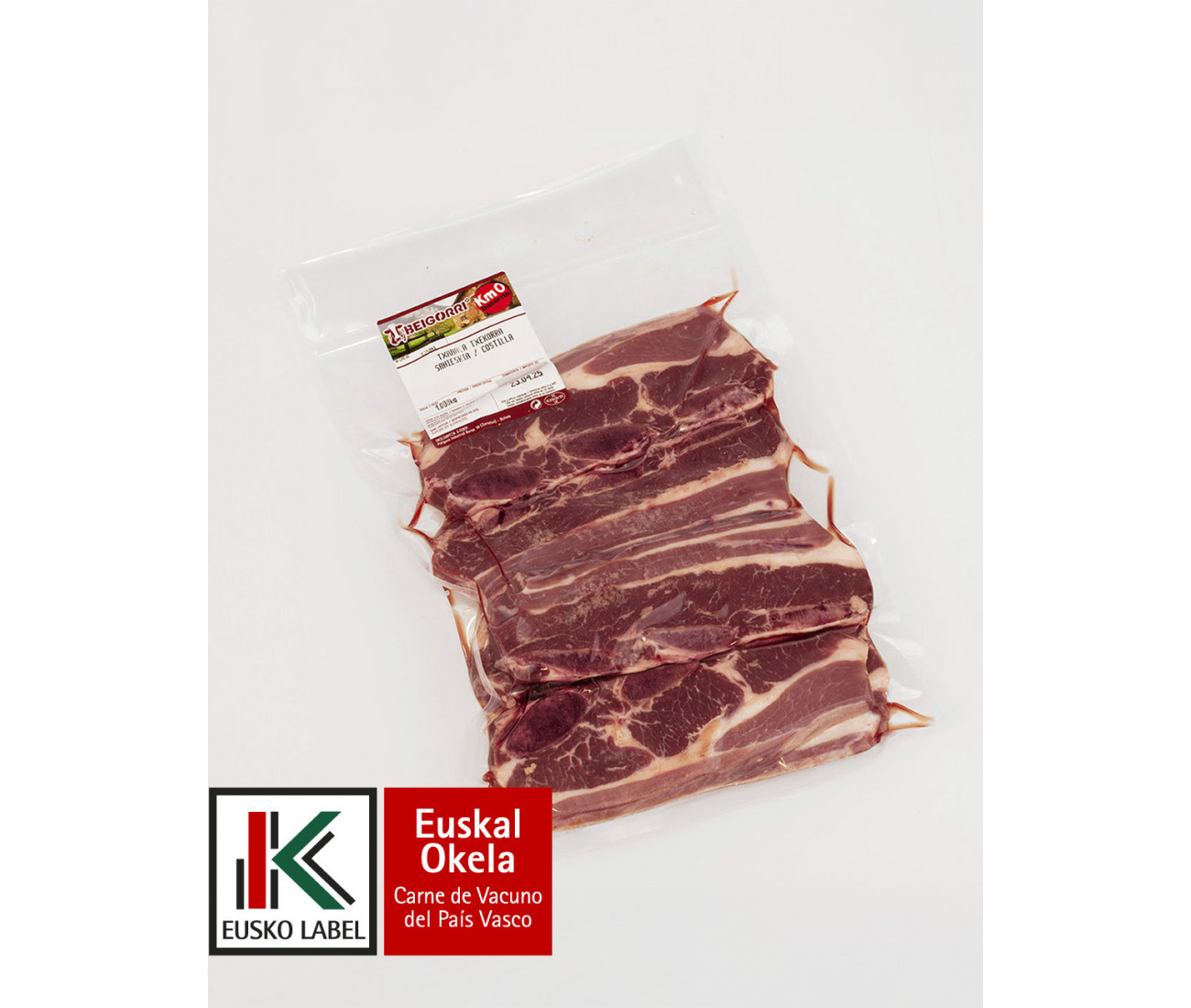 Churrasco de ternera. 1kg. EUSKAL OKELA
