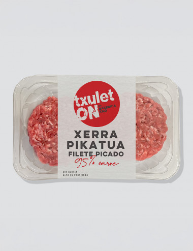 TXULETON. Filete picado 95% CARNE DE VACA