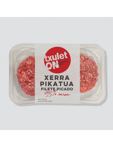 TXULETON. Filete picado 95% CARNE DE VACA