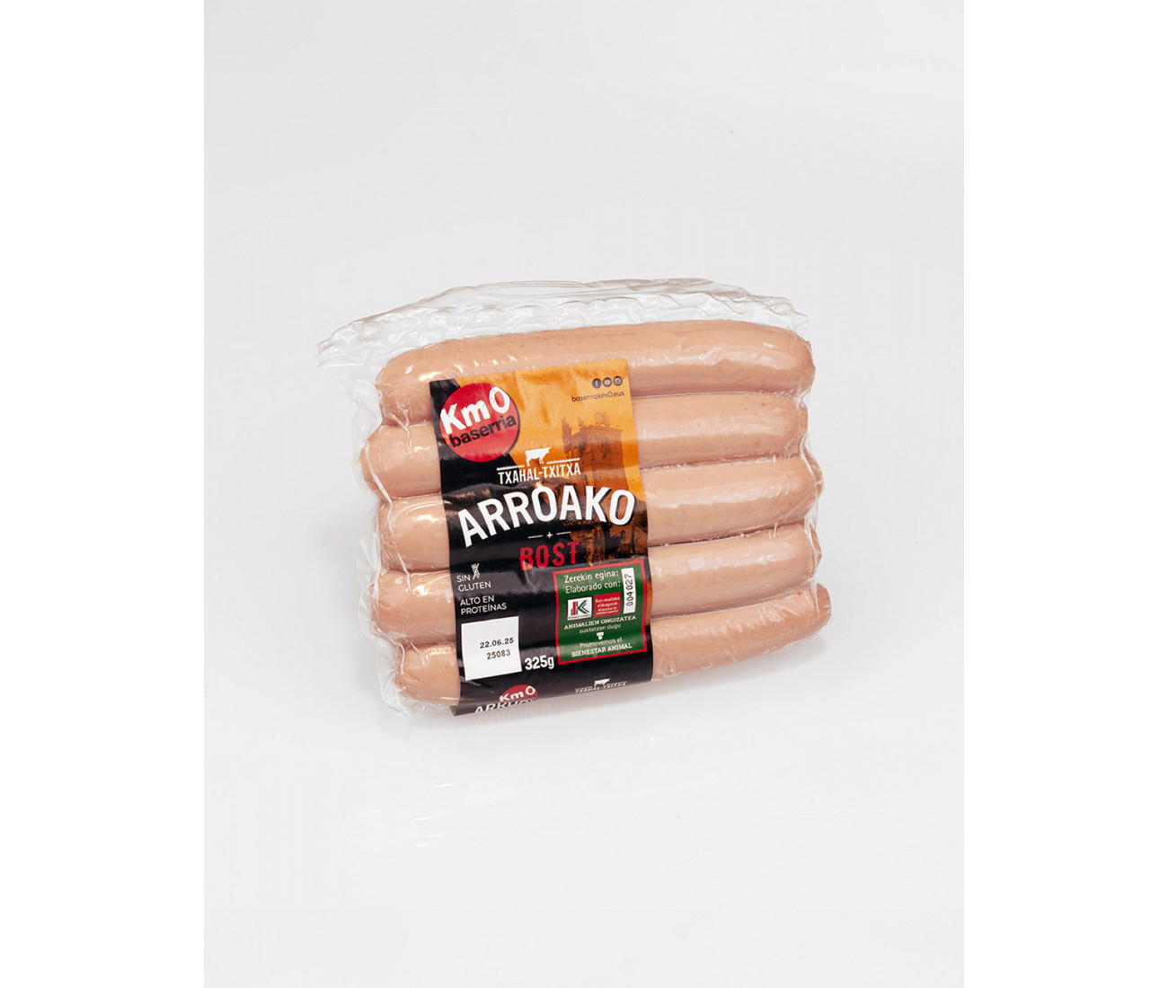 Txahaltxitxa cocida de ternera Arroako Bost. EUSKO LABEL