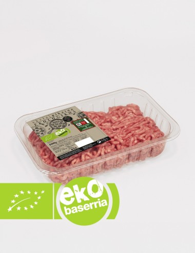 Carne picada de ternera ecológica. EUSKAL OKELA. 400g.