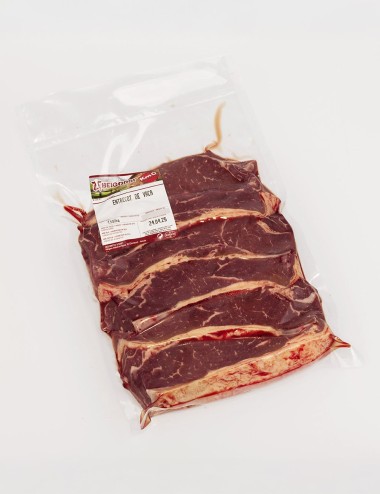 Tiras entrecot de vaca. 1,5Kg