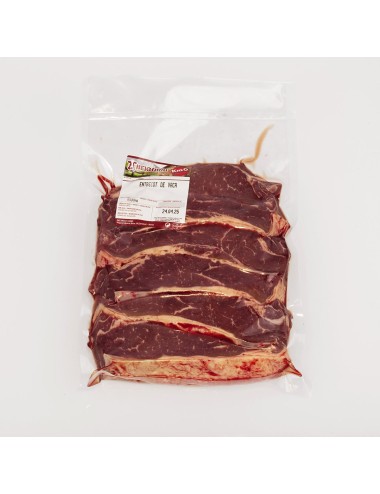 Tiras entrecot de vaca. 1,5Kg
