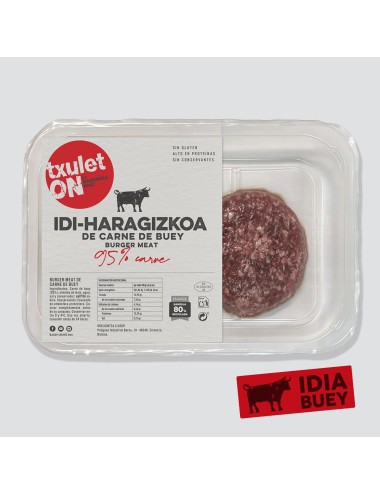 TxuletON. Hamburguesa 95% carne de buey