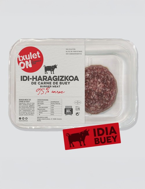 TxuletON. Hamburguesa 95% carne de buey