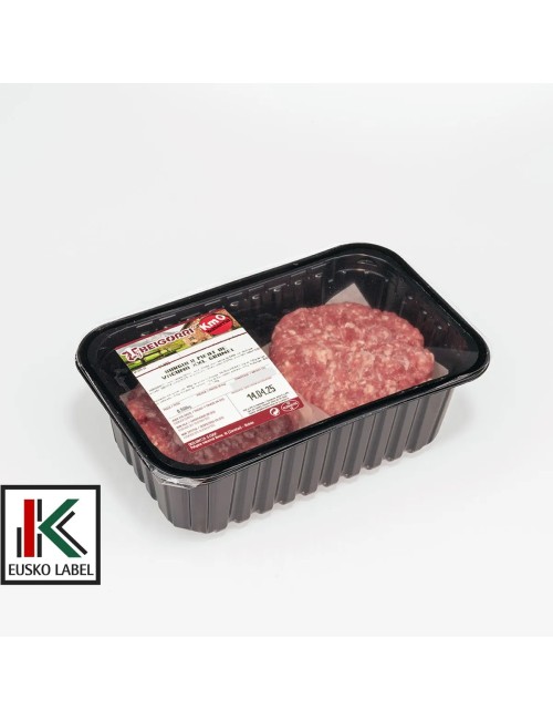 XXL txahal hanburgesak. 240 g/un. EUSKO LABEL