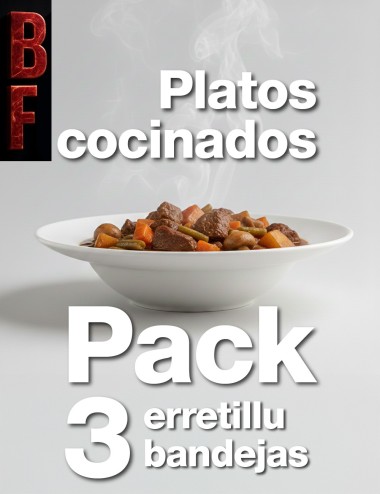 Pack Oferta - Sukalki de ternera con verduras y patatas. EUSKO LABEL. 300G