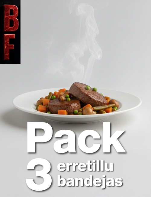 Pack Oferta. Redondo de ternera en salsa. EUSKO LABEL. 300g