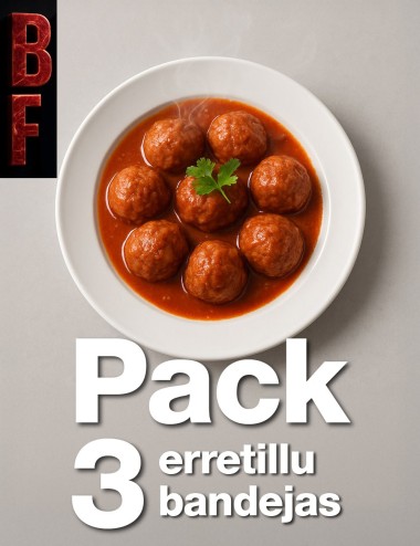 Pack Oferta. Albóndigas en salsa de tomate. EUSKO LABEL. 300g