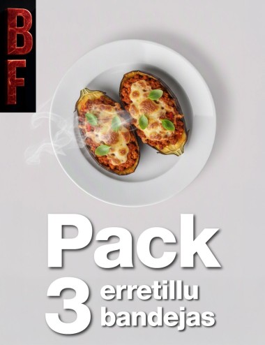 Pack oferta. Berenjena rellena de ternera. EUSKO LABEL. 300g