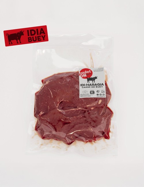 Filetes de tapa. Carne de buey. 1Kg