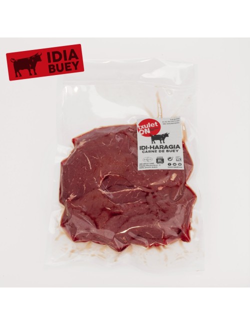 Filetes de tapa. Carne de buey. 1Kg