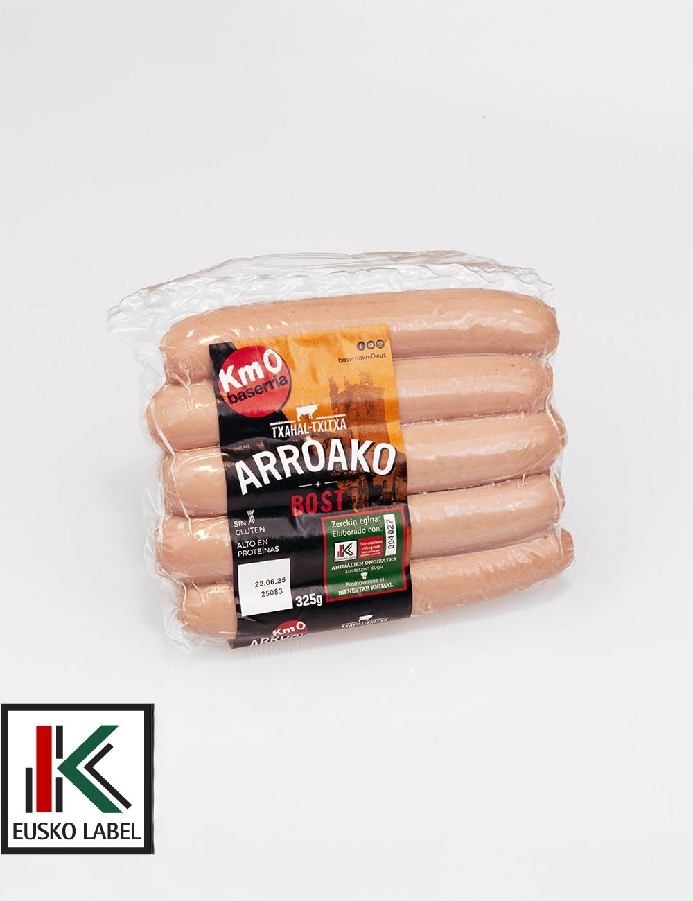 Arroako Bost txahaltxitxa egosi. EUSKO LABEL