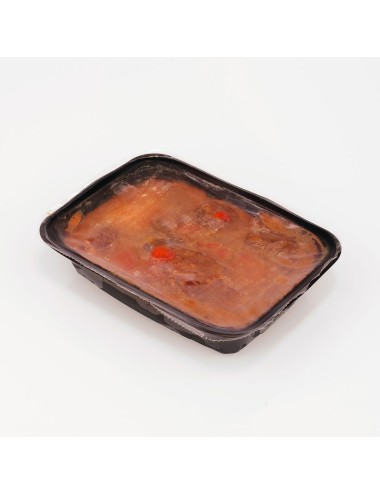 Tripakiak Ezpeletako piperrekin tomate saltsan. 300g