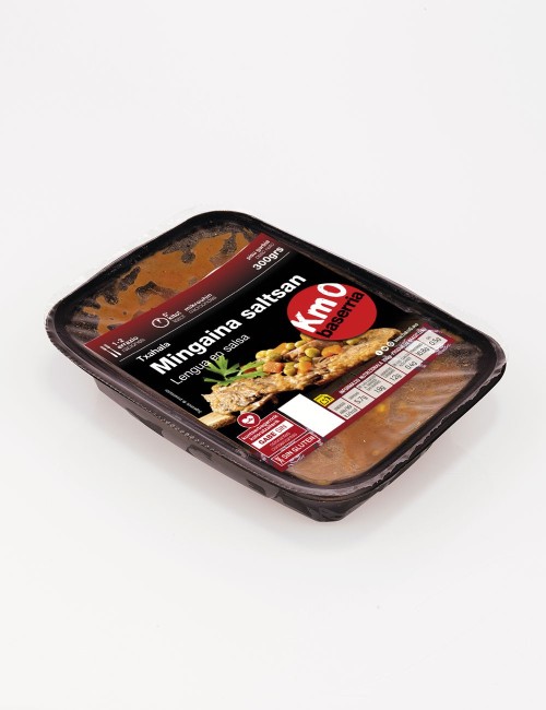 Lengua en salsa de verduras. 300G