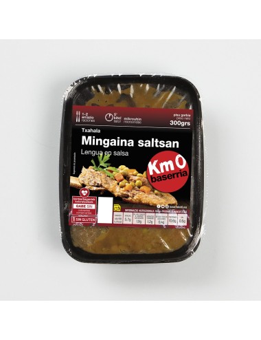 Lengua en salsa de verduras. 300G