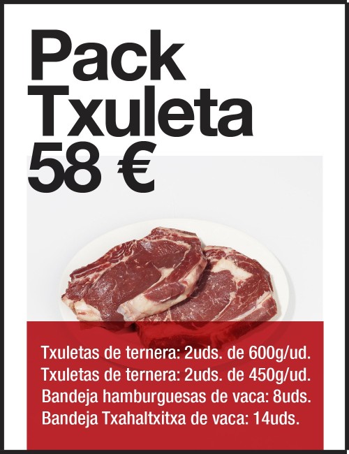 Pack oferta Txuleta