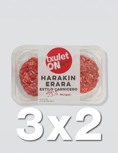 TxuletON. 3x2 Estilo carnicero. 95% Carne de vaca
