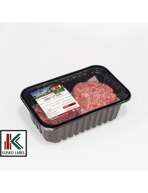 Hamburguesa de ternera XXL. 240g/ud. EUSKO LABEL