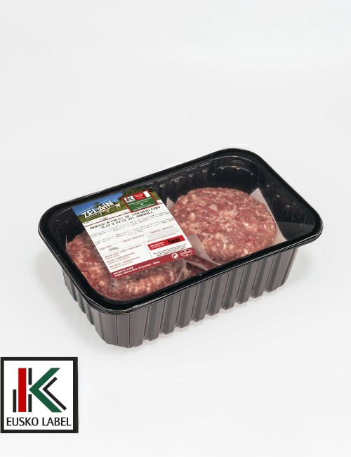 Hamburguesa de ternera con ajo y perejil. EUSKO LABEL