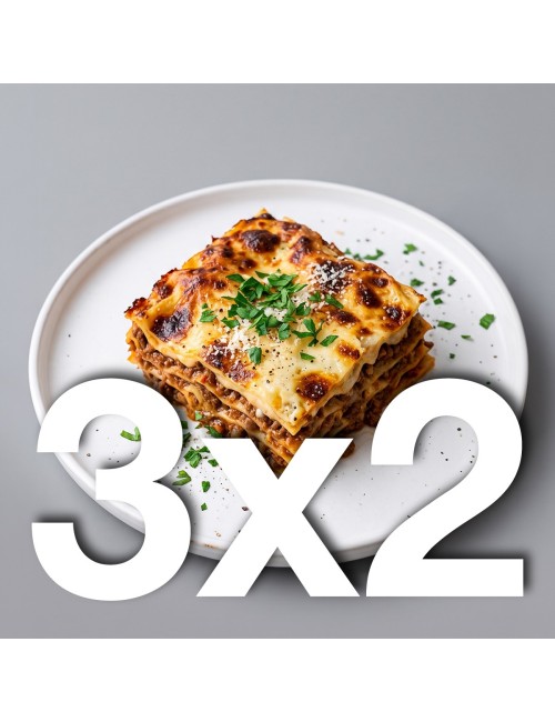3x2 Lasaña de ternera. EUSKO LABEL. 300G