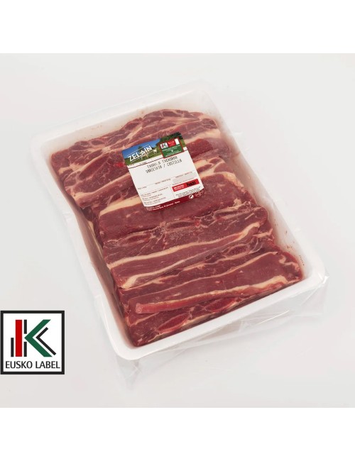 Especial parrillada. Churrasco de ternera. 6kg. EUSKO LABEL