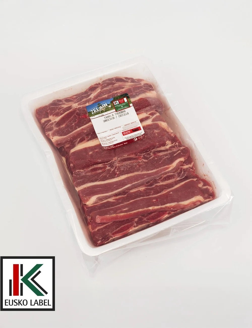 Especial parrillada. Churrasco de ternera. 6kg. EUSKO LABEL