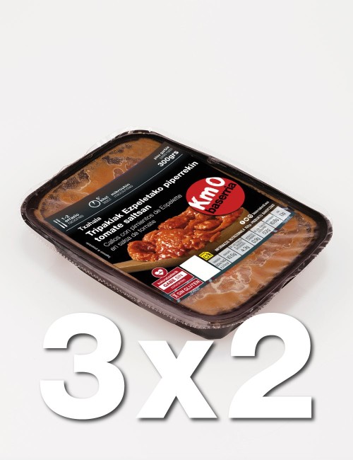 OFERTA 3x2. Callos con pimientos de Espelette en salsa de tomate. 300G
