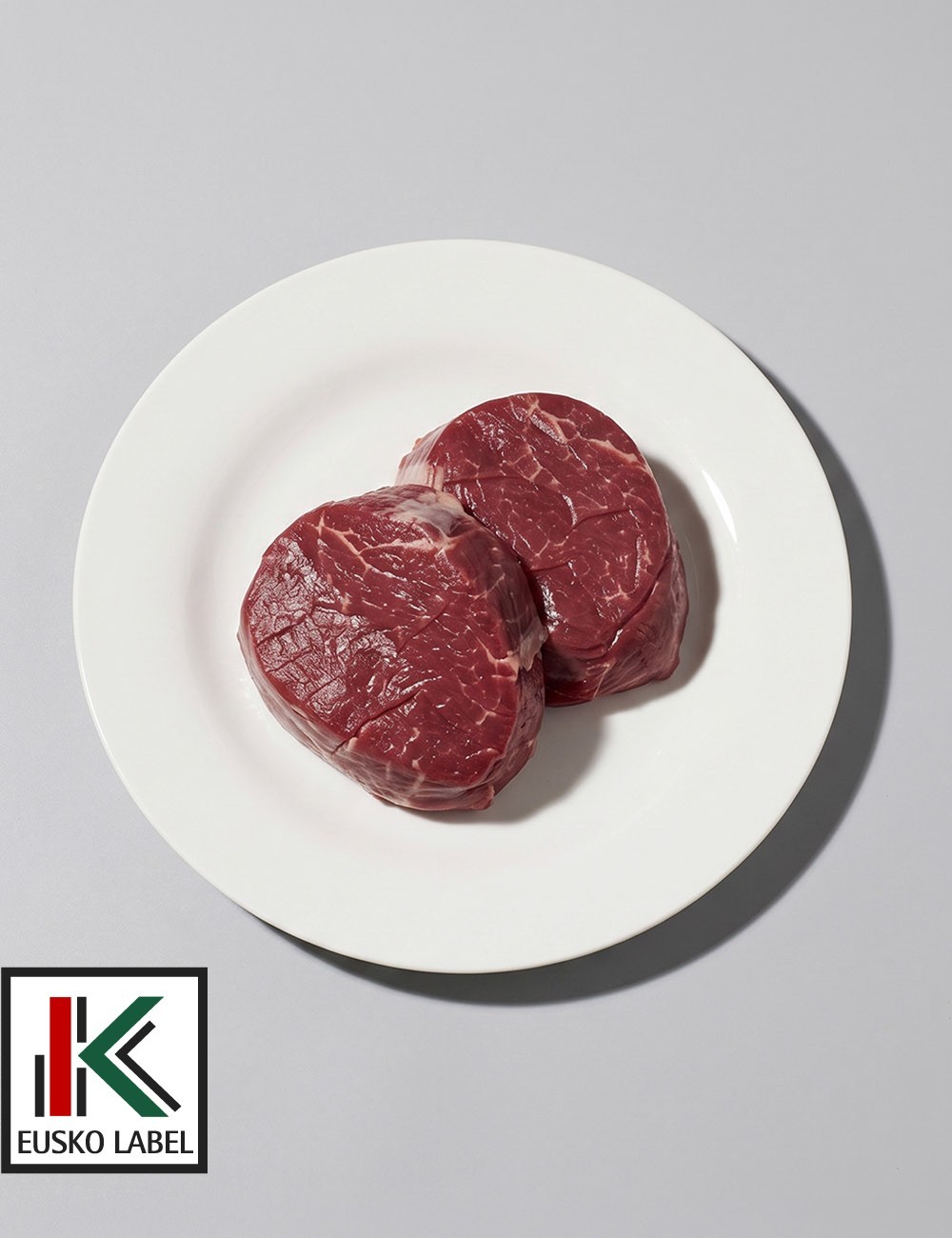 6 medallones solomillo de ternera. 220 g/ud. EUSKO LABEL