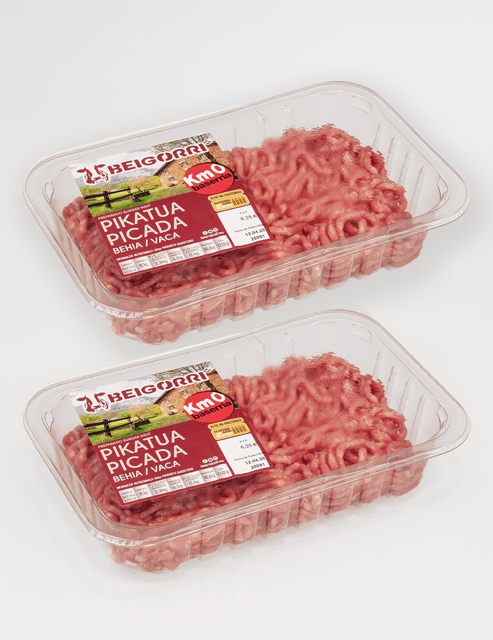 Carne picada de vaca. 1Kg.