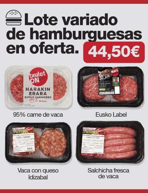 Lote de hamburguesas
