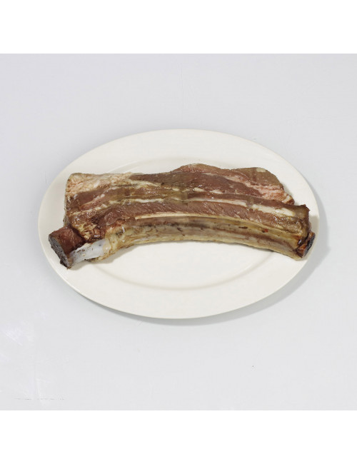 Costilla preasada de ternera. Elaborado con EUSKO LABEL