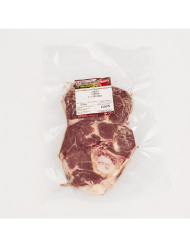 Osobuco de ternera. 2 medallones de 700gr. EUSKAL OKELA
