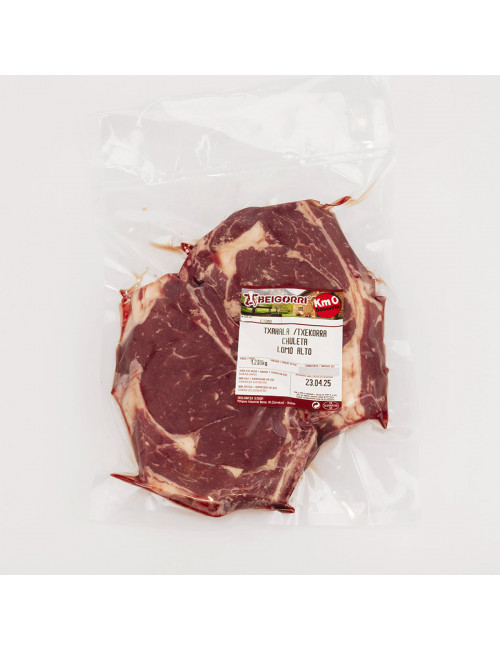 Txuleta de ternera. Pack de 2 unidades de 600gr. EUSKAL OKELA