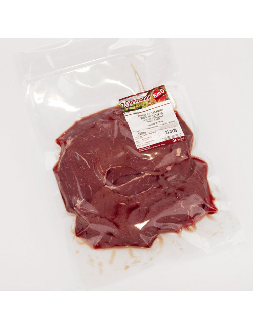 Filetes de vaca primera A. 1kg. EUSKO LABEL