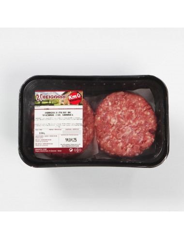Hamburguesa de ternera XXL. 240g/ud. EUSKAL OKELA