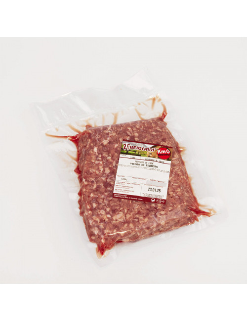 Carne picada de ternera. EUSKAL OKELA. 1Kg.